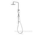 Chrome-plated Brass Wall-mounted Shower Set